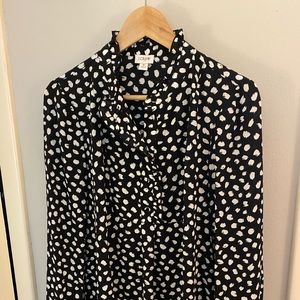 J. Crew ruffle blouse size 6